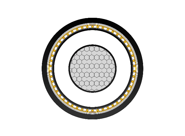 A2XS(FL)2Y HDPE High Voltage 26/45 (52) kV Power Cable