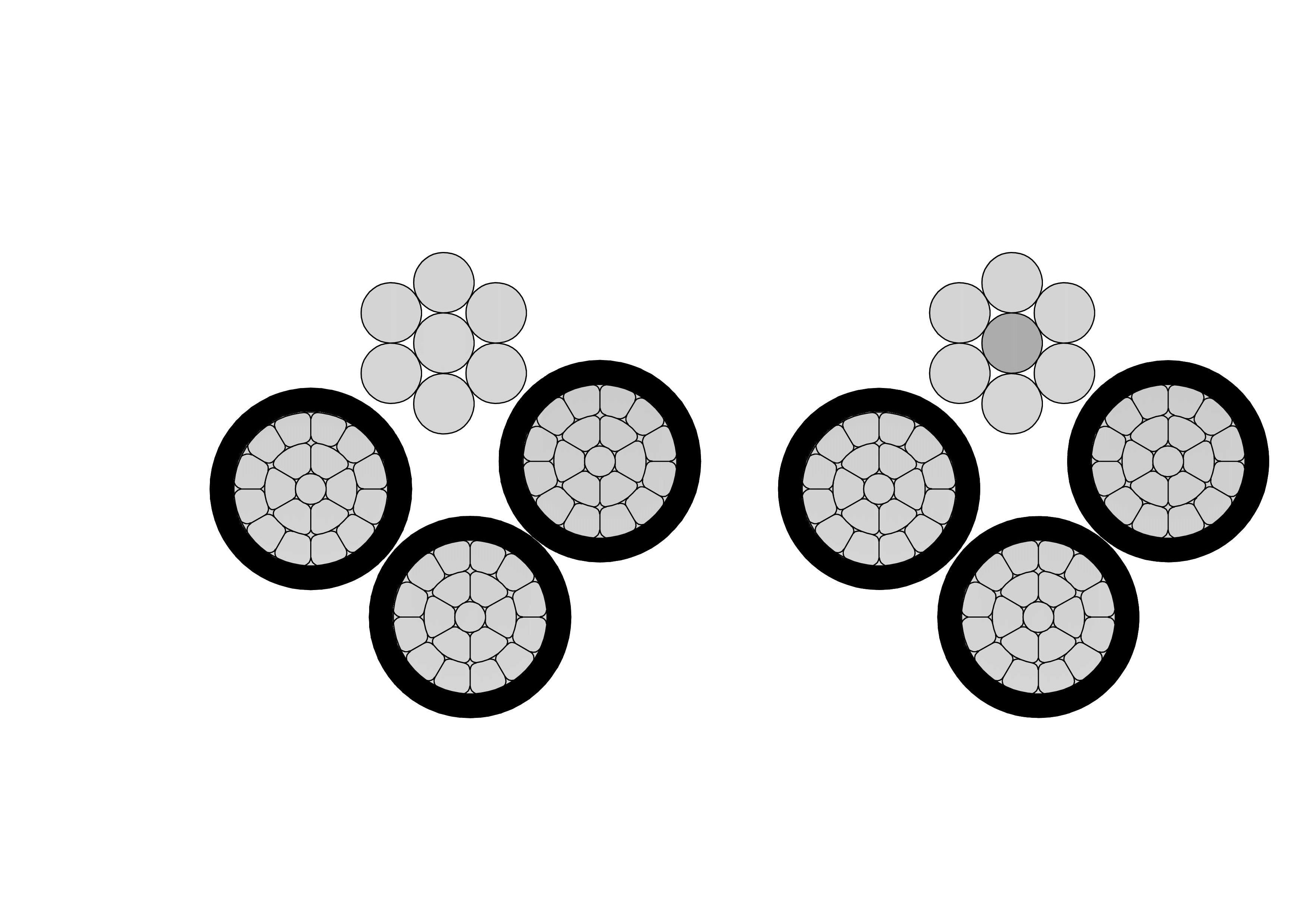 Quadruplex Service Drop Cable