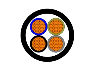 N2XH IEC 60502-1 XLPE LSZH 0.6/1kV Cable