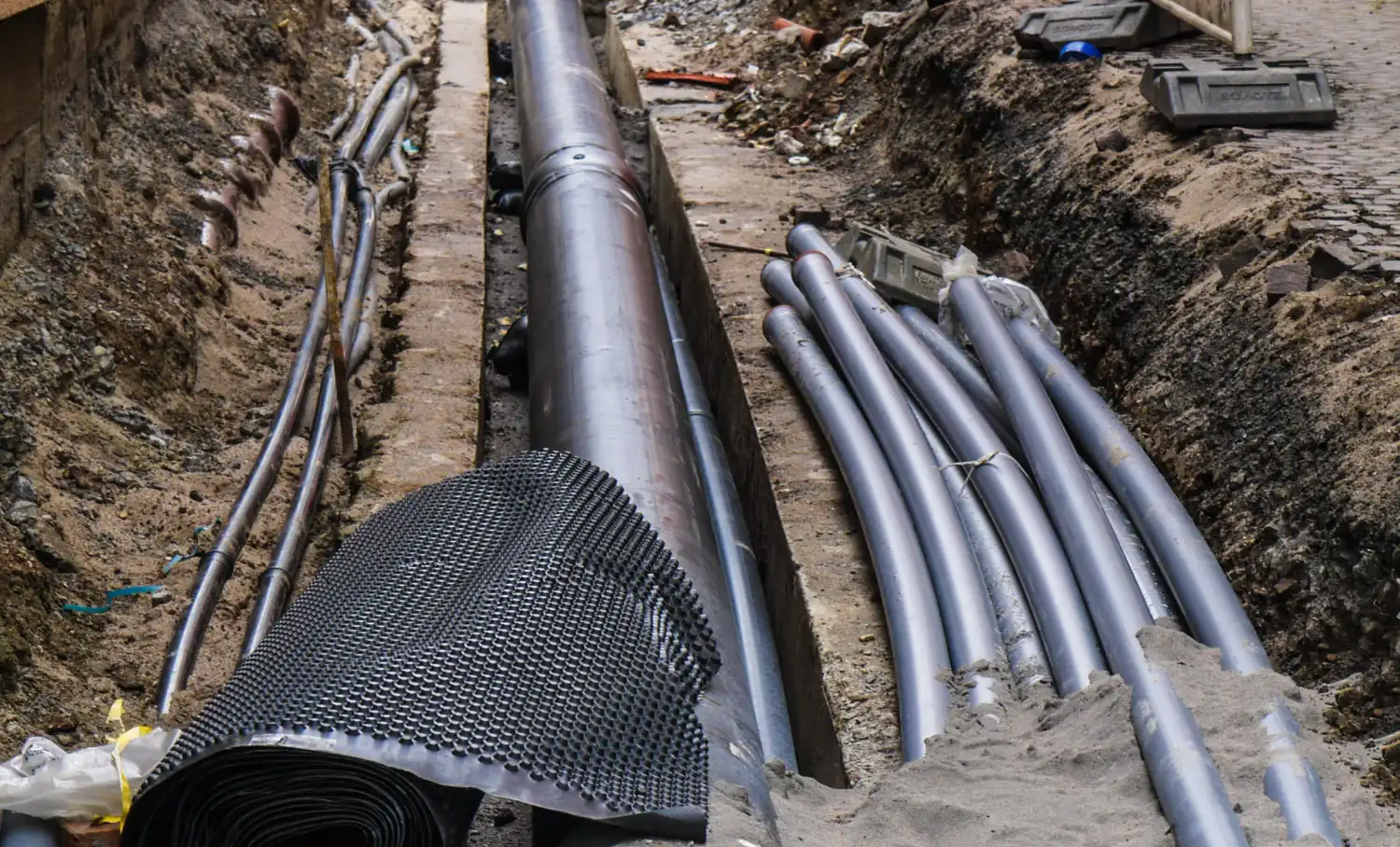 Underground Power Lines Installtion