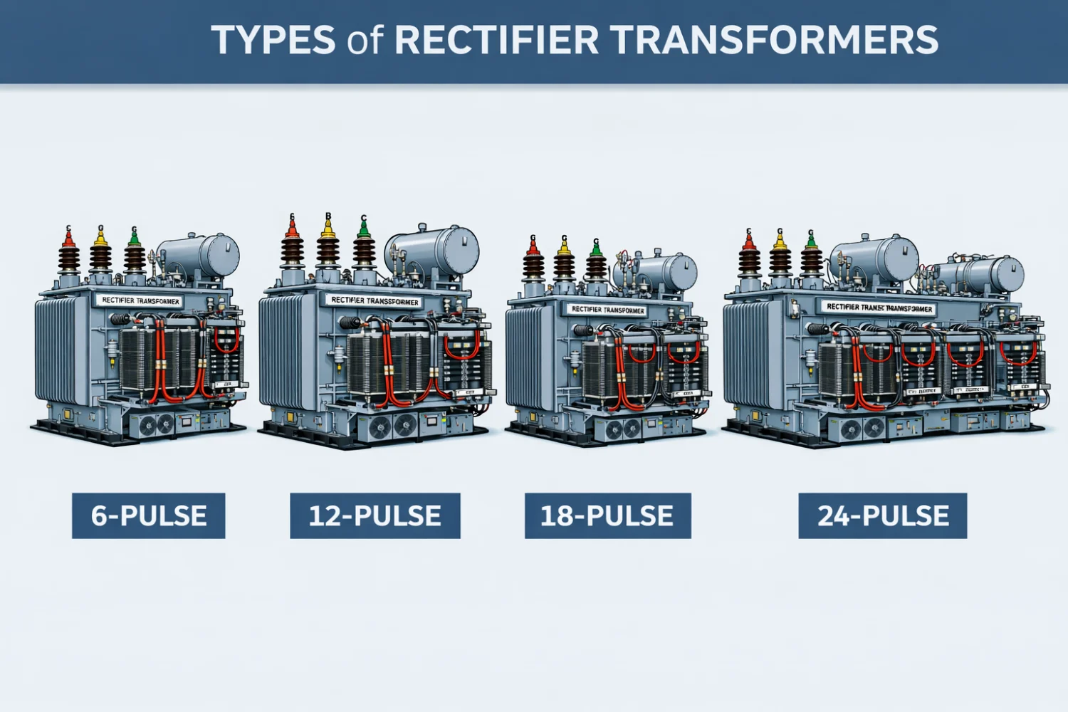 Rectifier Transformer: 6-Pulse Rectifier, 12-Pulse Rectifier, 24-Pulse Rectifier