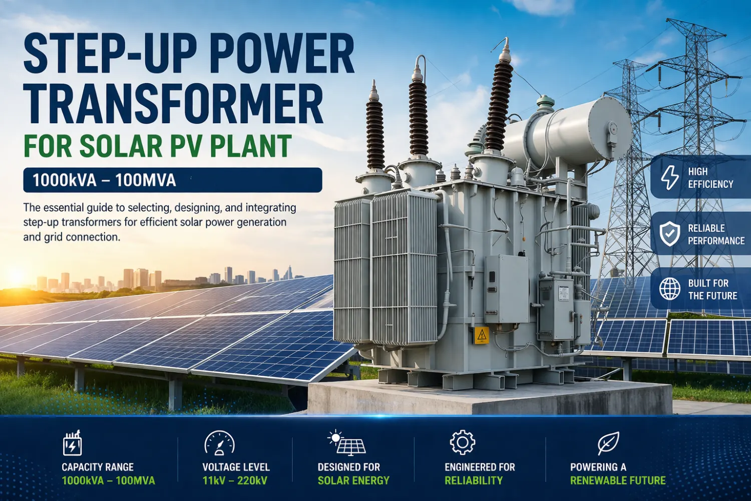 Step Up Power Transformer For Solar Pv Plants