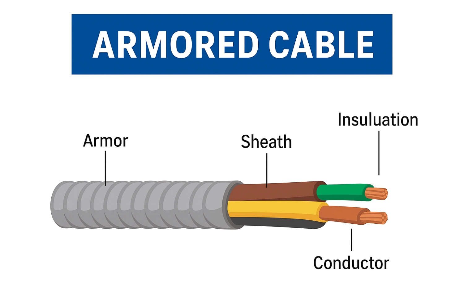 Armored Cable Structure
