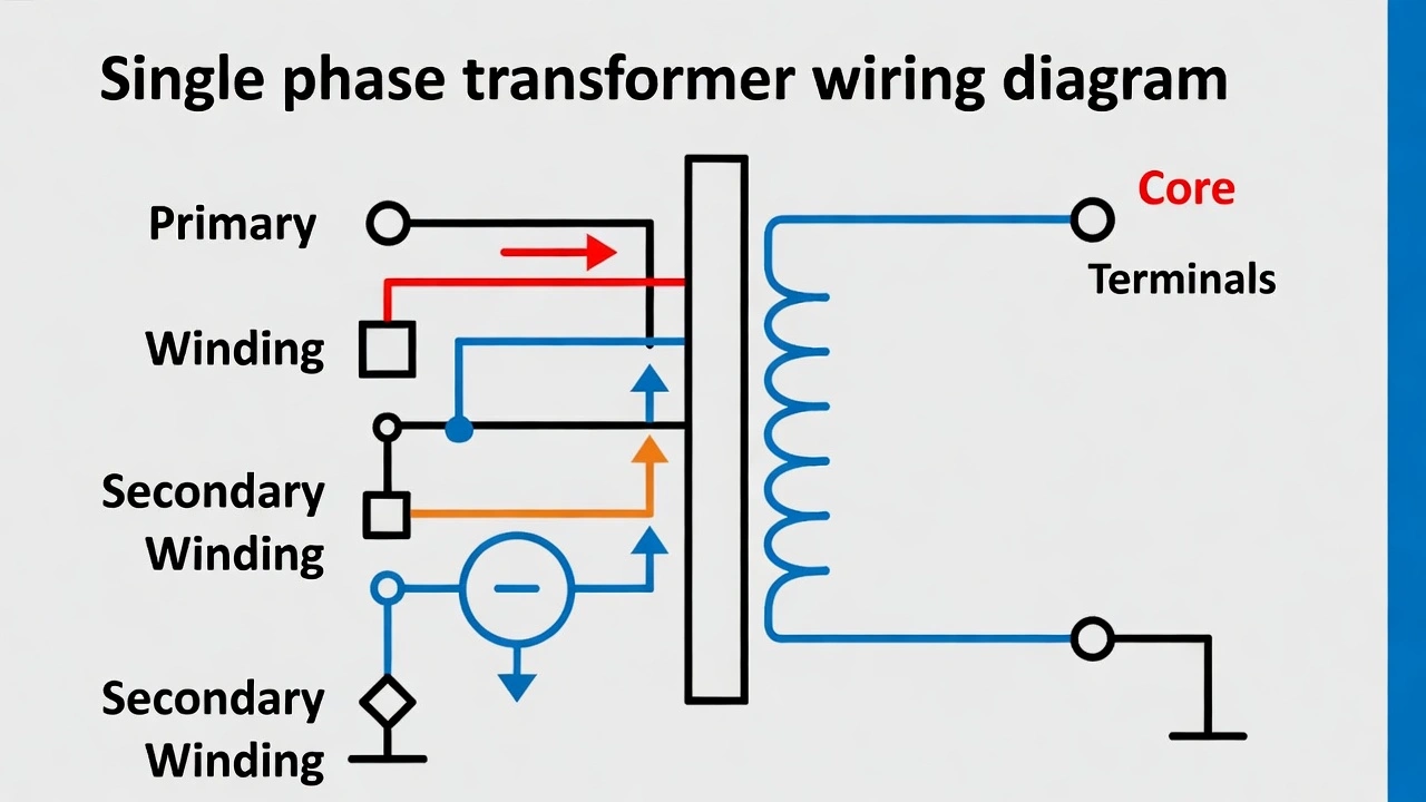 Single Phase Transformer Wiring Diagram