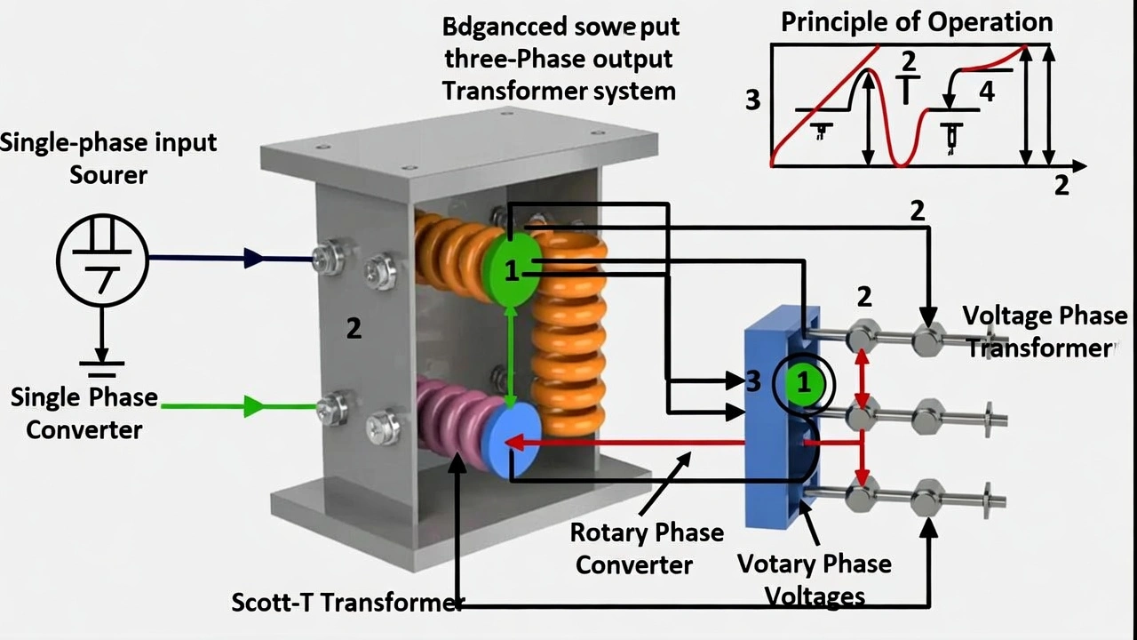 Single Phase to Three Phase Transformer