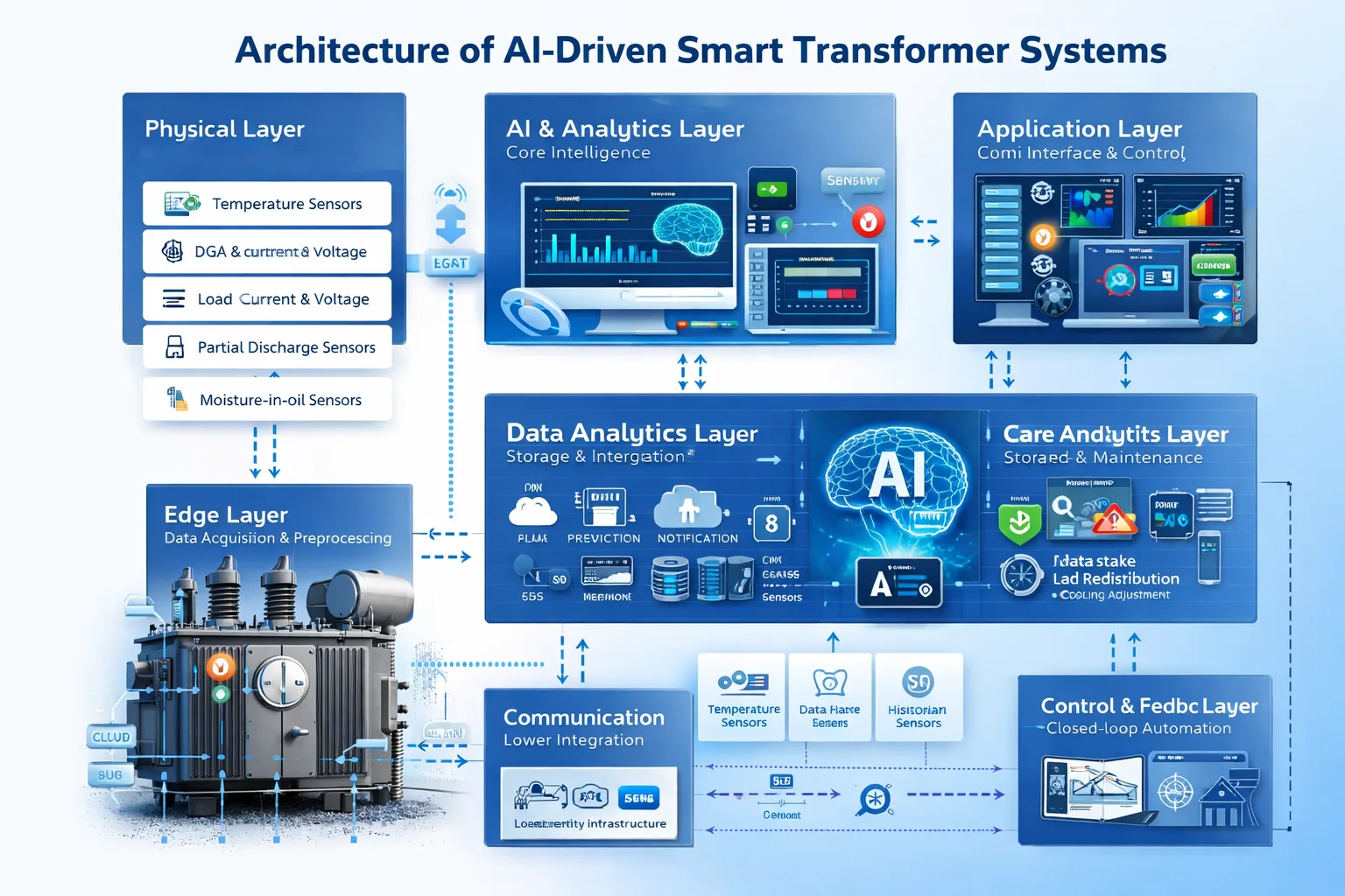 Architecture of AI-Driven Smart Transformer Systems