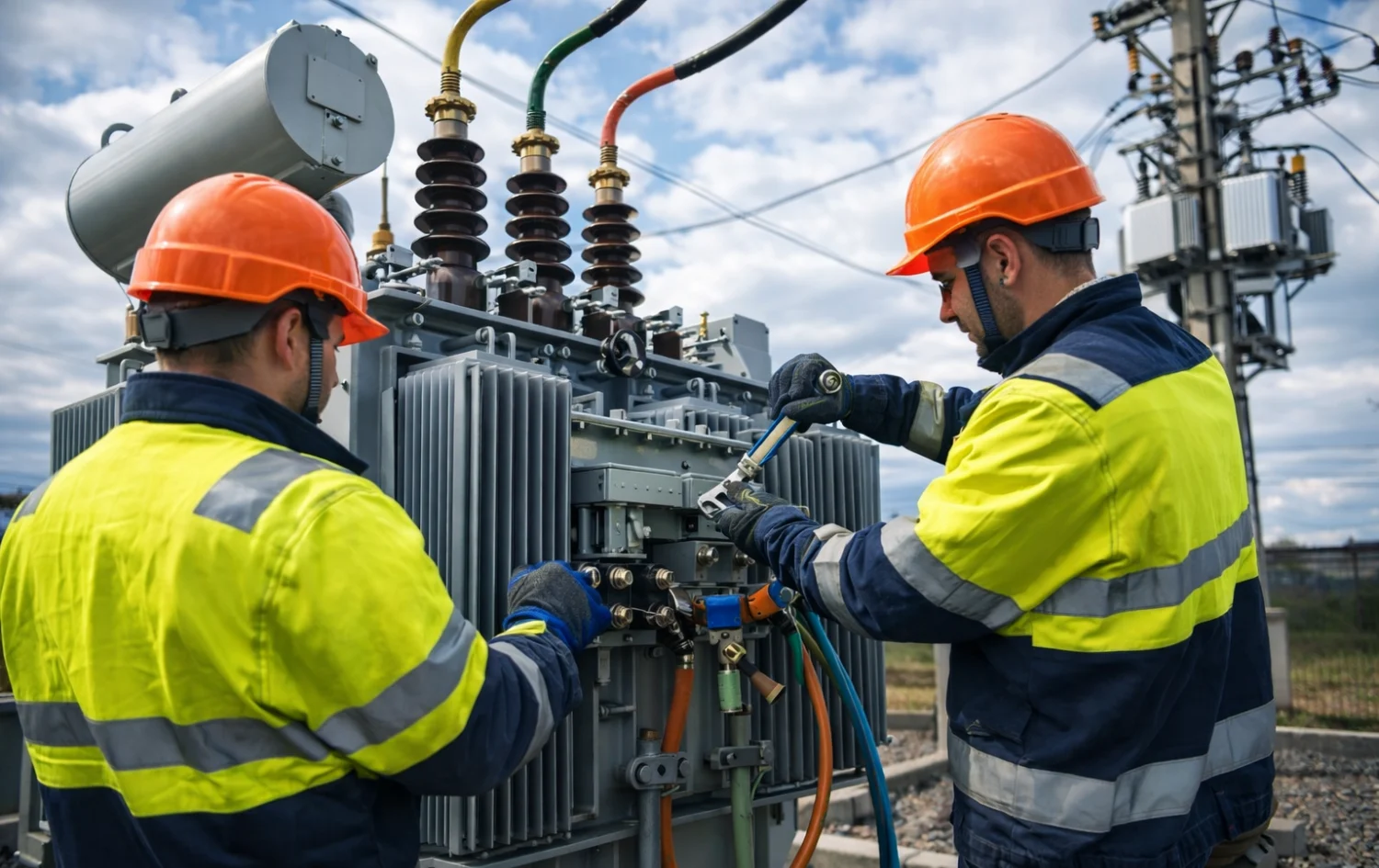 Electric Power Transformer Installation