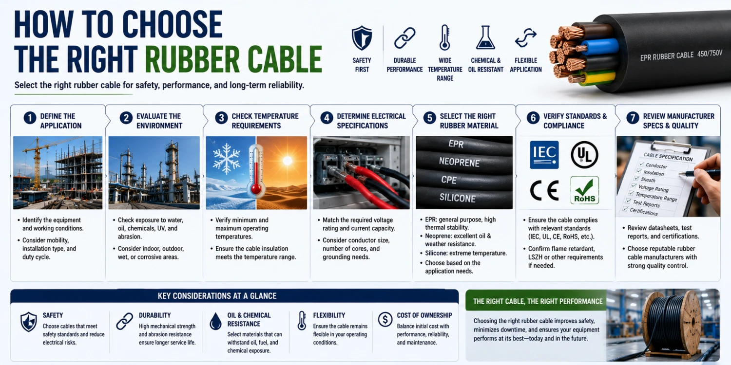 How to Choose the Right Rubber Cable