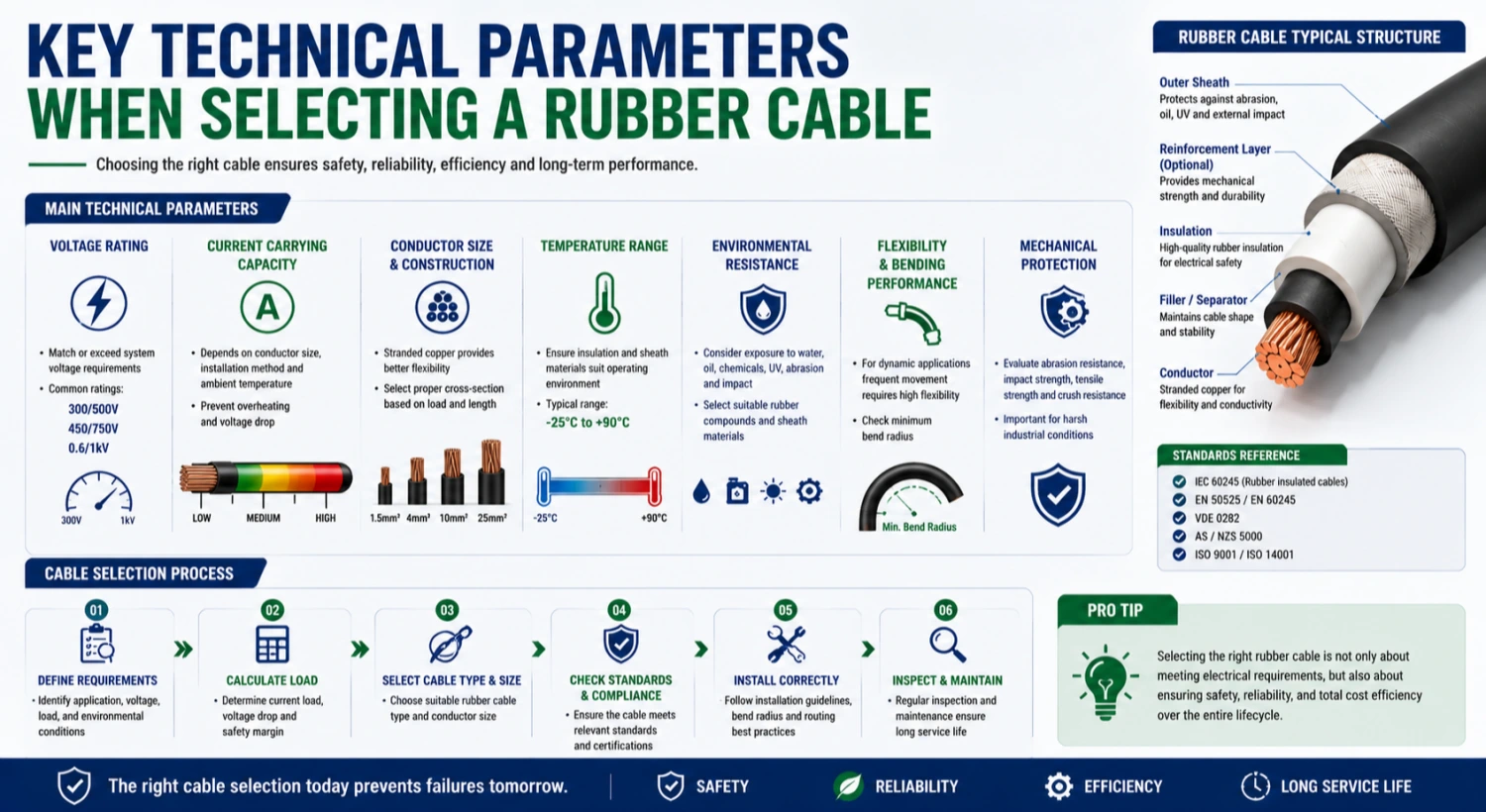 How To Select a Rubber Cable