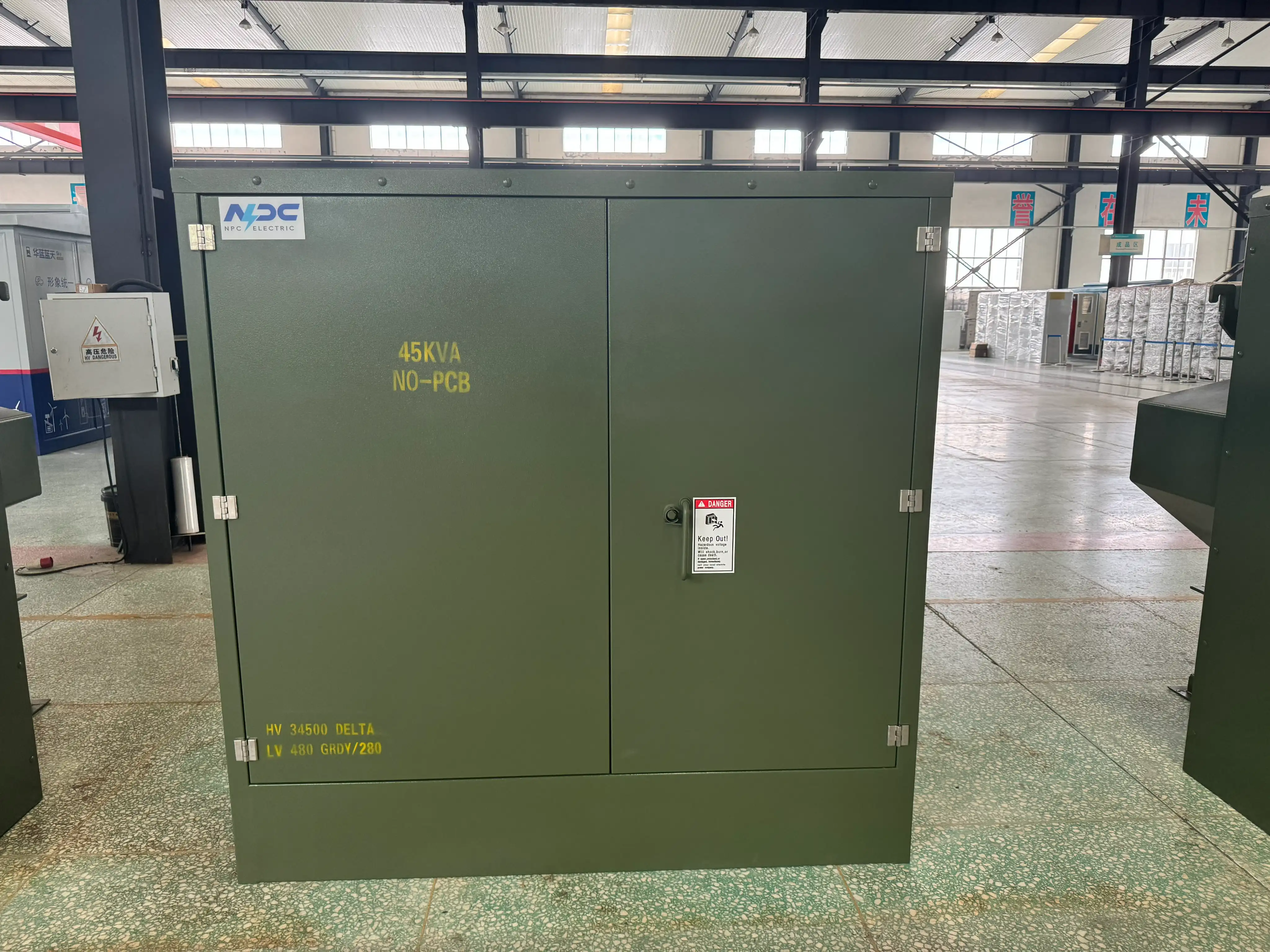 NPC ELECTRC 45kVA Three Phase Pad Mounted Transformer