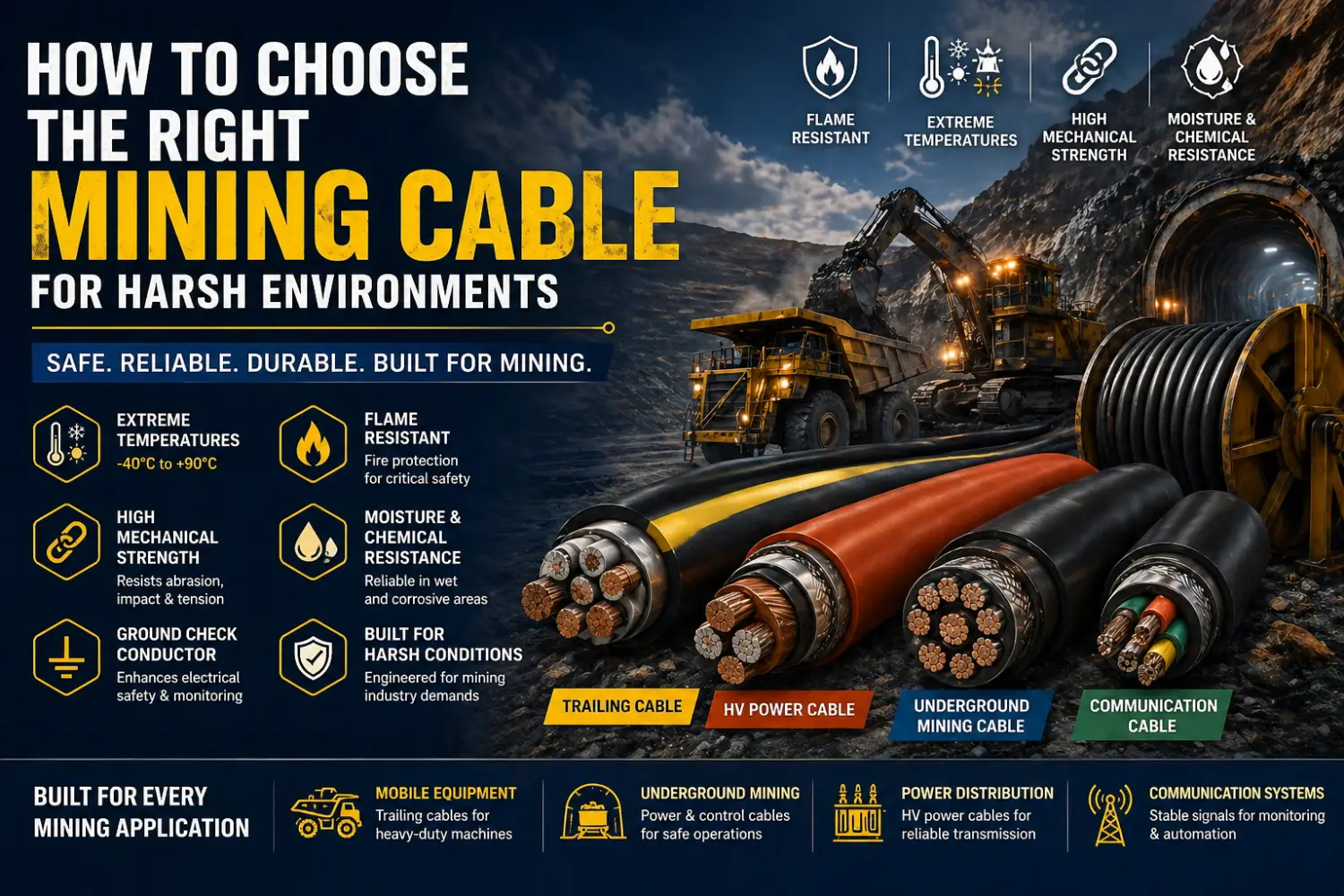 Choose the Right Mining Cable for Harsh Environments