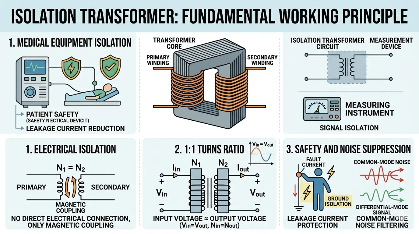 Isolation Transformer: Working Principle