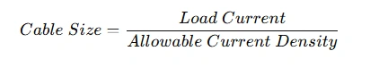 Basic URD Cable Sizing Formula