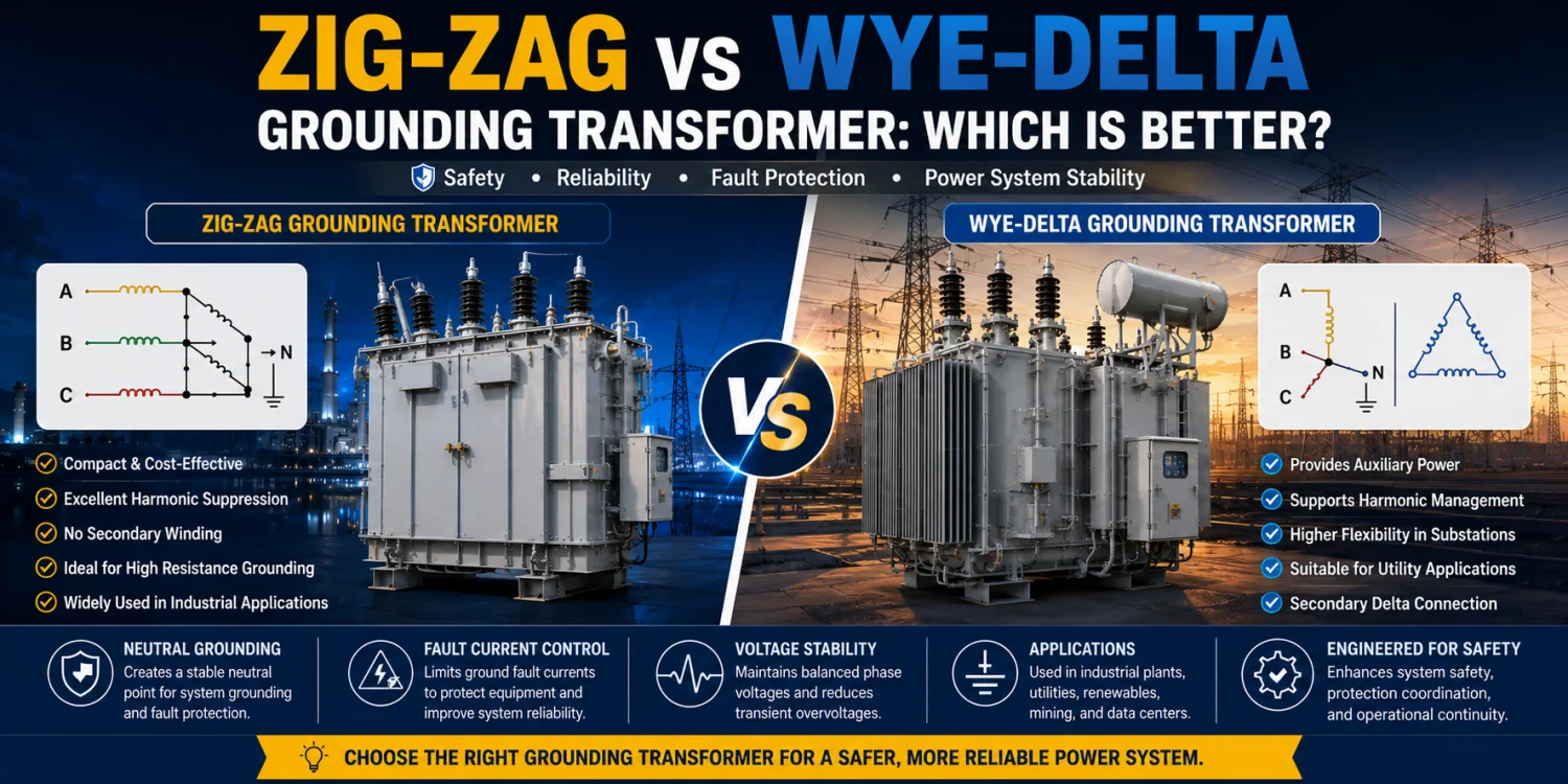Choose the Right: Zig-Zag and Wye-Delta Grounding Transformers