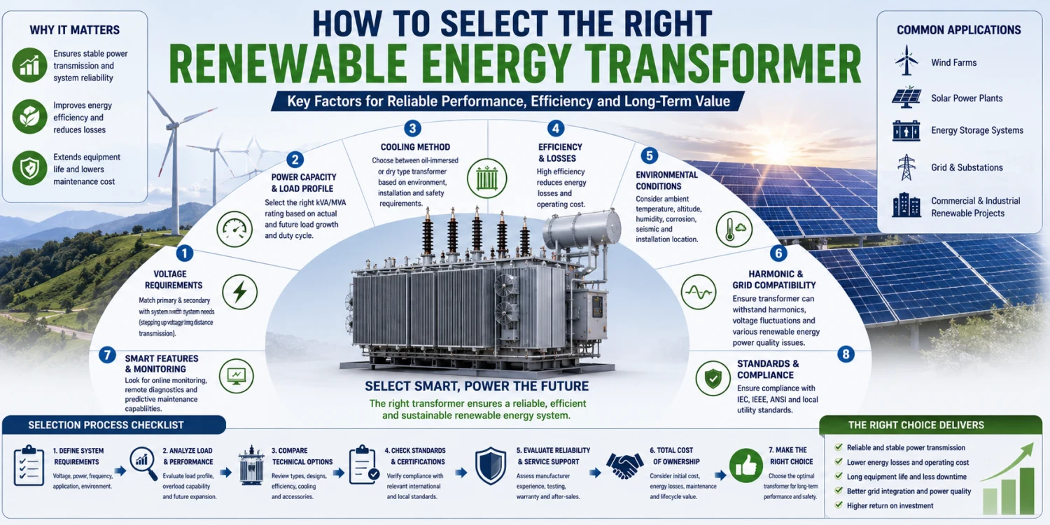 How to Select the Right Renewable Energy Transformer