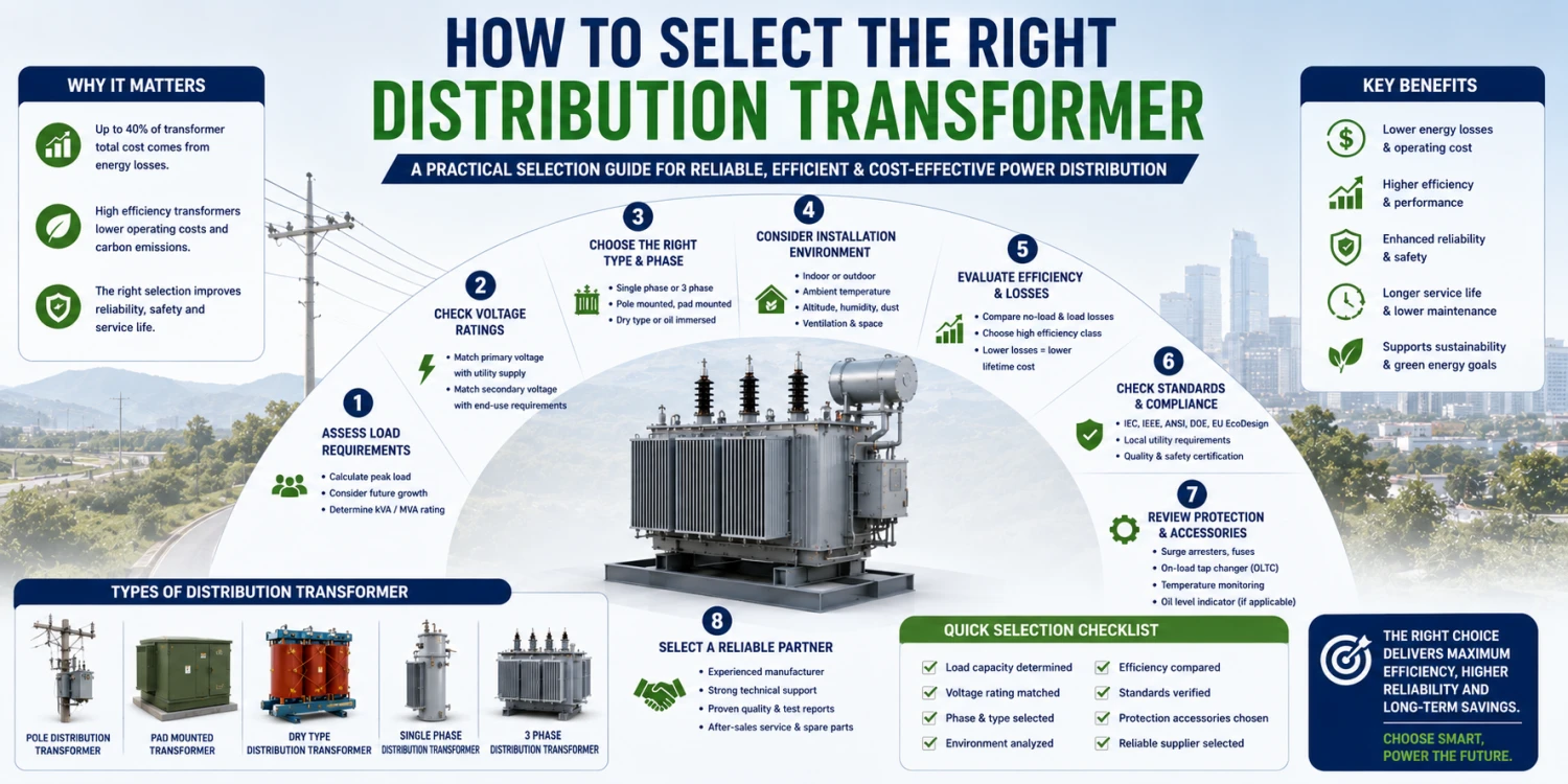 How to Select the Right Distribution Transformer