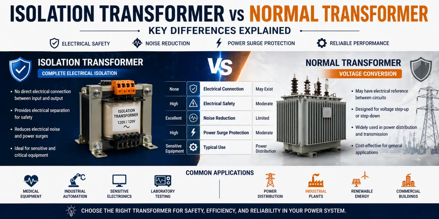 Isolation Transformer vs Regular Power Transformer