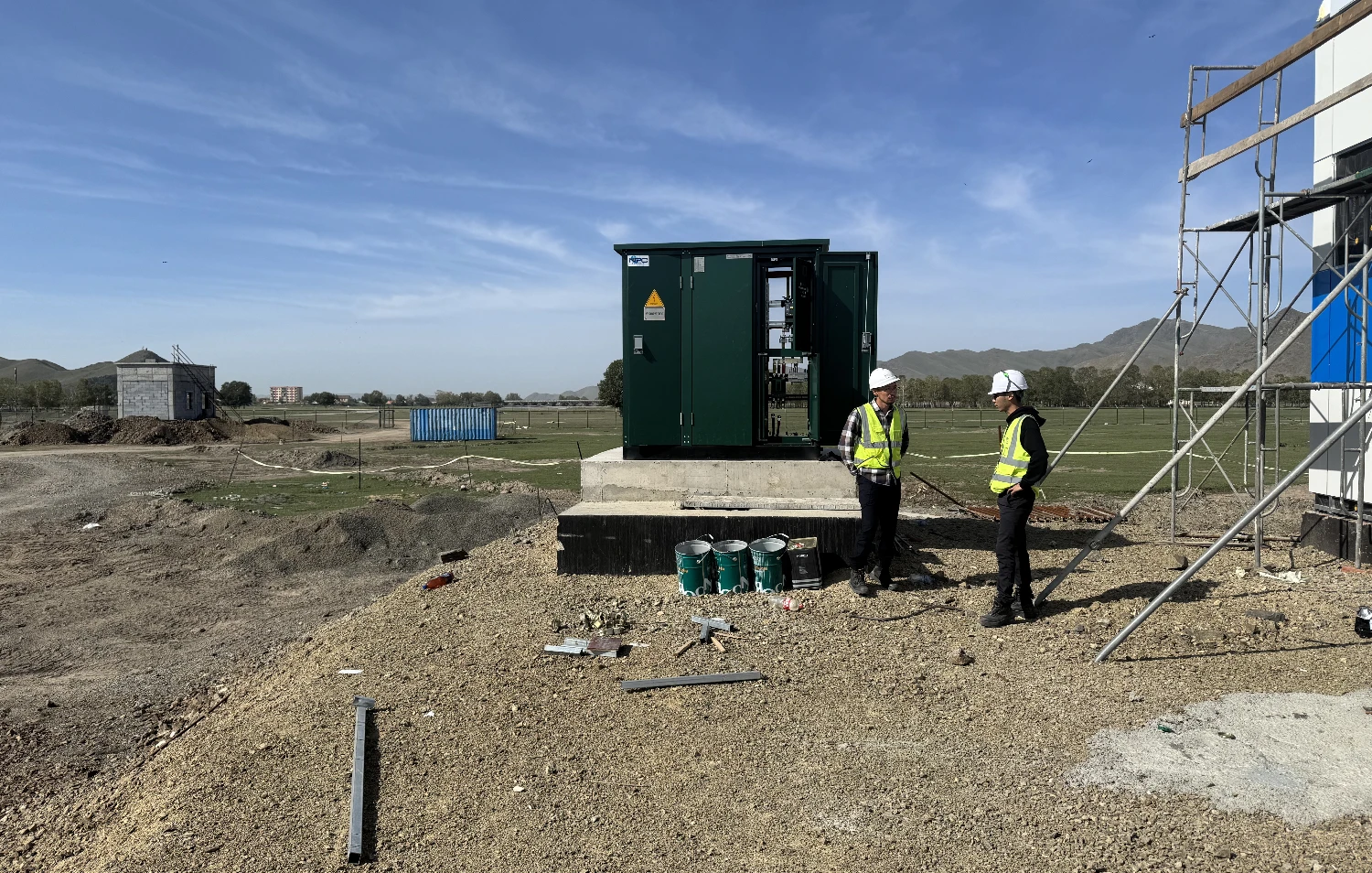 NPC ELECTRIC 3 Phase Pad Mounted Transformer Installtion