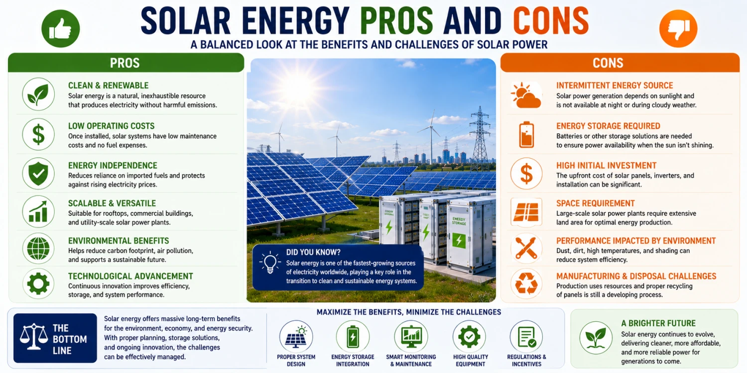 Solar Energy Pros and Cons