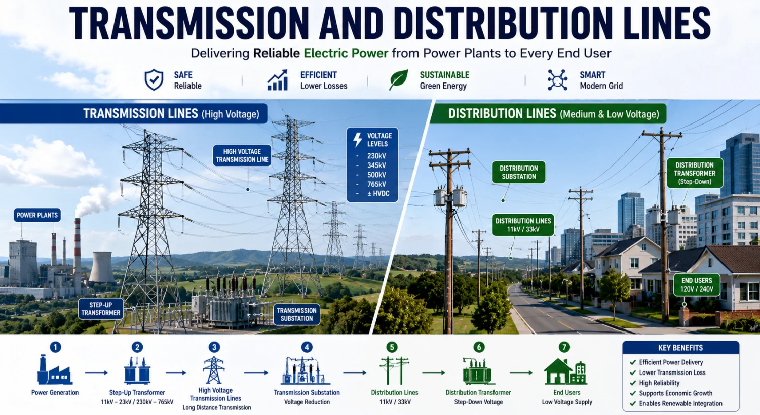Transmission and Distribution Lines