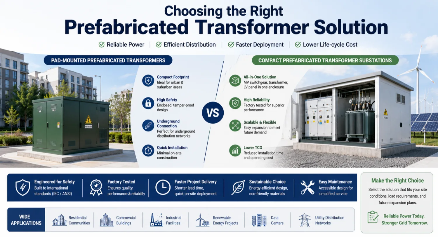 Choosing the Right Prefabricated Transformer Solution