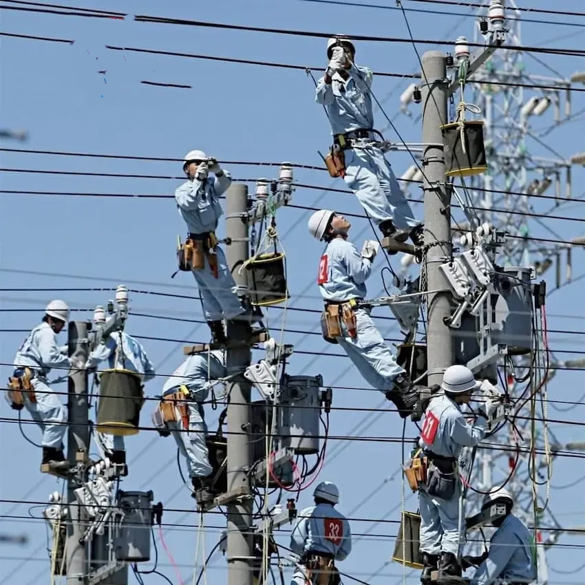 power pole transformers install