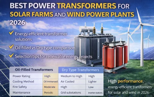 Best Power Transformers for Solar Farms and Wind Power Plants 2026