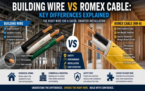 Building Wire vs Romex Cable: Key Differences Explained