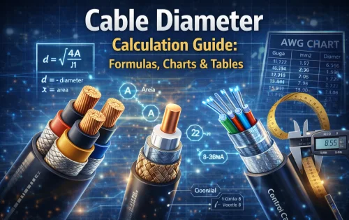Cable Diameter Calculation Guide: Formulas, Charts & Tables
