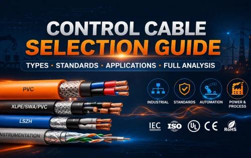 Control Cable Selection Guide: Types, Standards, Applications Full Analysis