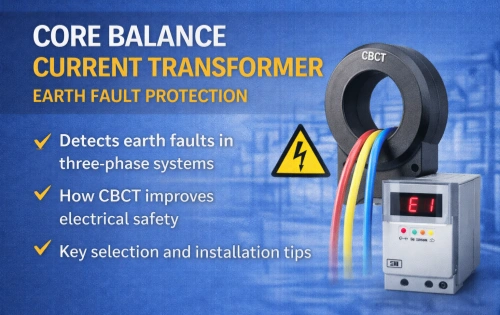 The Role of Core Balance Current Transformer in Three-Phase Earth Fault Protection