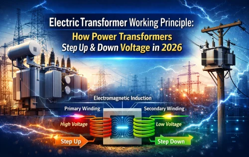 Electric Transformer Working Principle: How Power Transformers Step Up & Down Voltage