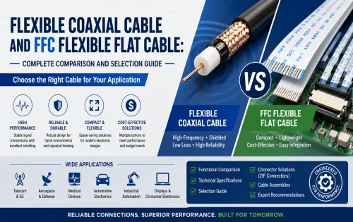 Flexible Coaxial Cable and FFC Flexible Flat Cable: Complete Comparison and Selection Guide