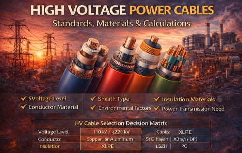 High Voltage Power Cable: Standards, Materials & Calculations