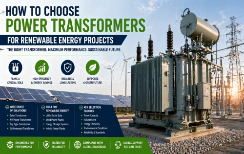 How to Choose Power Transformers for Utility-Scale Solar & Renewable Energy Projects