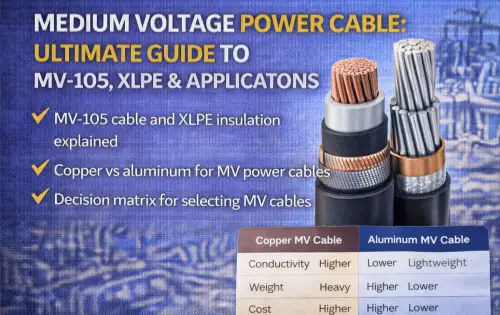 Medium Voltage Power Cable: Ultimate Guide to MV-105, XLPE & Applications