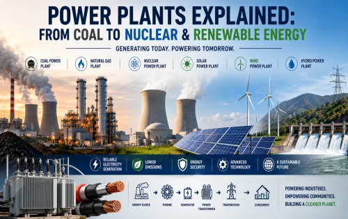 Power Plants Explained: From Coal to Nuclear & Renewable Energy