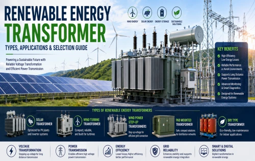 Renewable Energy Transformer: Types, Applications & Selection