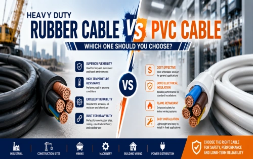 Heavy Duty Rubber Cable vs PVC Cable: Which One Should You Choose?