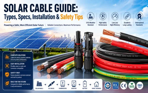 Solar Cable Guide: Types, Specs, Installation & Safety Tips