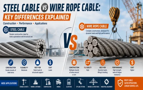 Steel Cable vs Wire Rope Cable: Key Differences Explained