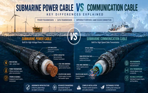 Submarine Power Cable vs Communication Cable: Key Differences Explained