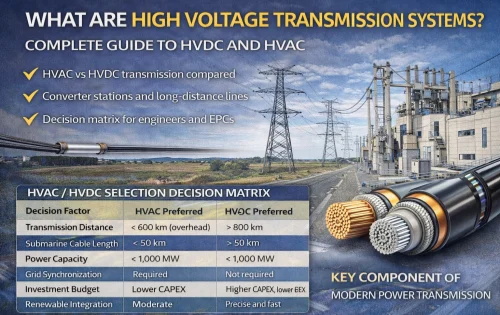 What Are High Voltage Transmission Systems? Complete Guide to HVAC and HVDC