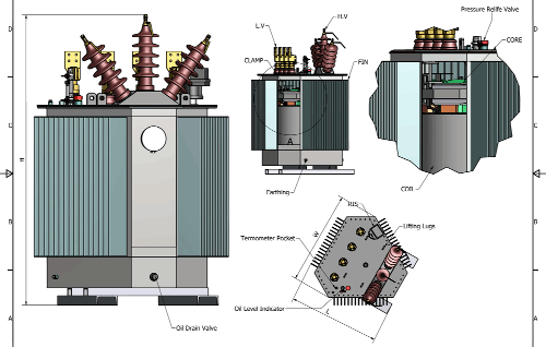 The Structure and Design of Oil Immersed Transformers