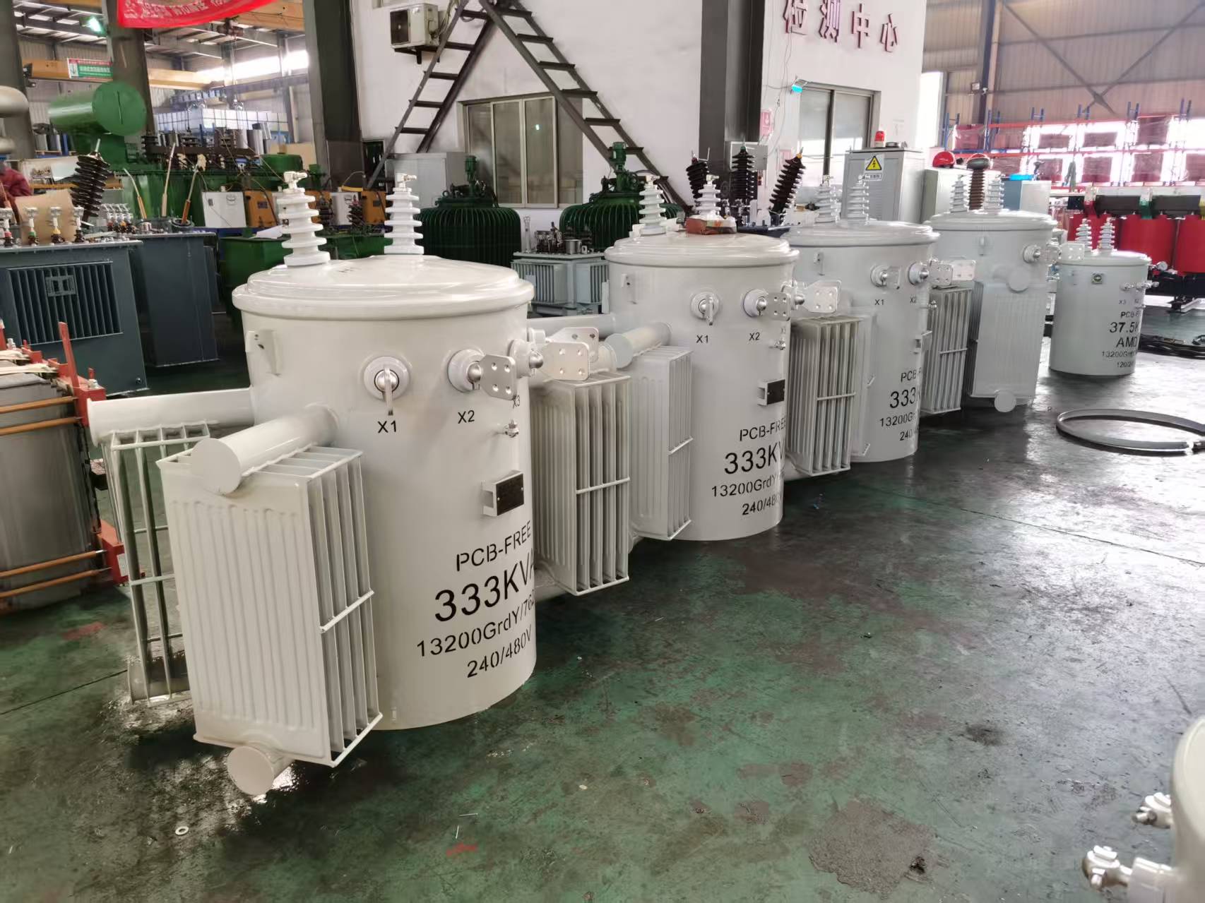 167kVA Conventional Type Single Phase pole Mounted Transformer Progress Test