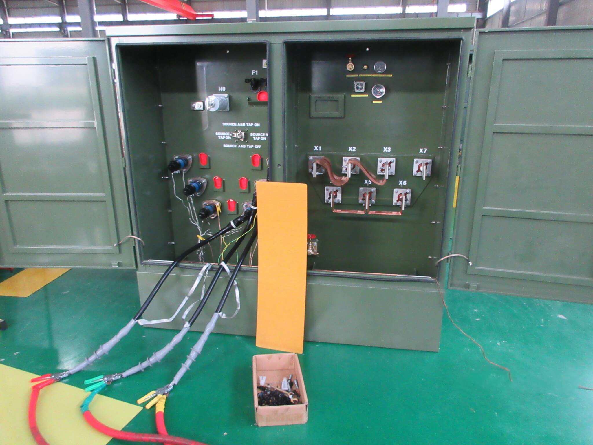 225kVA Three Phase Pad Mounted transformer progress test