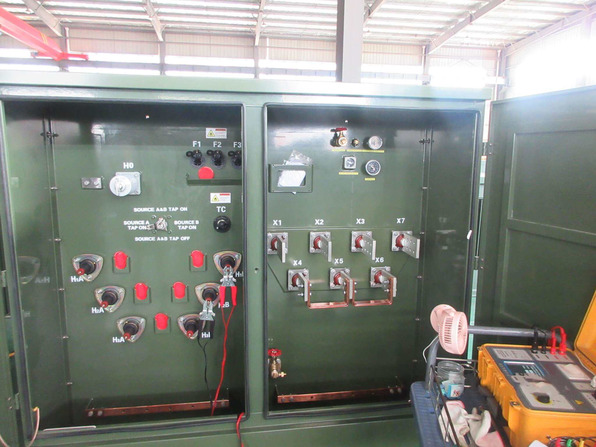 3000kVA Three Phase Pad Mounted transformer progress test